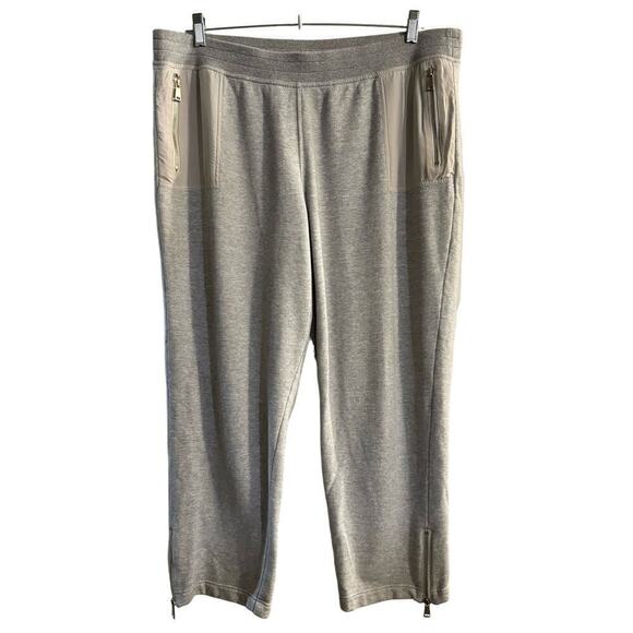 St. John Womens Cropped Capri Jogger
Pants Gray Size XL Ankle Zip Pockets
Casual - Picture 1 of 6